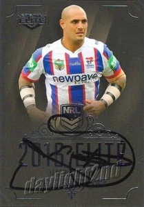 Signed 2016 NEWCASTLE KNIGHTS NRL Card JEREMY SMITH - Picture 1 of 1