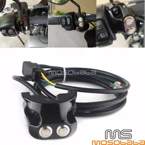 Kit de interruptor de manillar controlador de paseo aéreo de 1"" para Harley Dyna Fat Bob FXDF - Imagen 1 de 12