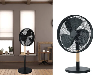 Stand Zimmerlüfter mit Holz Design für große Räume toller Winderzeuger fürs Büro - Bild 1 von 4