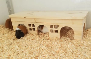 Meerschweinchenhaus Kleintierhaus Meerschweinchenhäuschen Meeri Nager 80072 - Bild 1 von 6