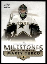 2003-04 Pacific Milestones Marty Turco Dallas Stars #4