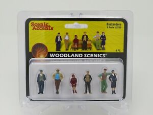 Woodland Scenics A2732 Bystanders Pedestrians Figures O Scale Model Trains 1:48