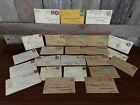 1902-1945 Order of Railway Conductors Cancelled Stamps Lot of 24 Envelopes Iowa