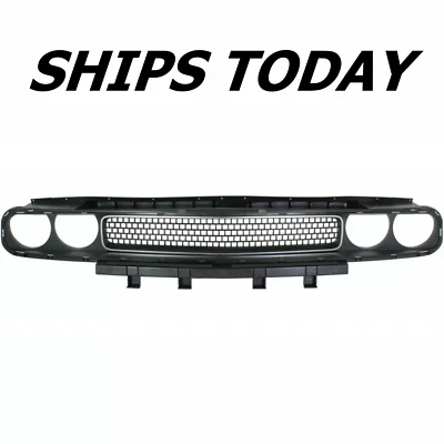 NEW Black Grille For 2008-2014 Dodge Challenger SHIPS TODAY CH1200338 - Image 1 of 4