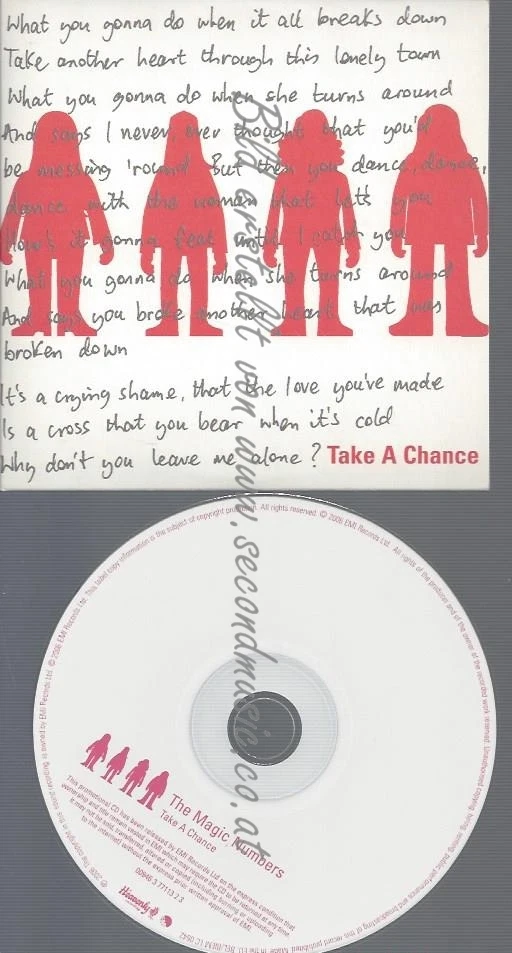 PROMO CD--THE MAGIC NUMBERS--TAKE A CHANCE-- - Bild 1 von 1