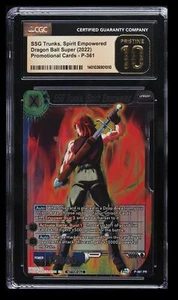 2022 Promotional Cards SSG Trunks, Spirit Empowered CGC Pristine 10 Japanese - Picture 1 of 2