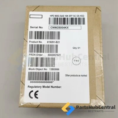 HP 619291-B21 619463-001 900GB 6G SAS 10K SFF 2.5'' SAS DP Hard Drive HDD US - Image 1 of 4