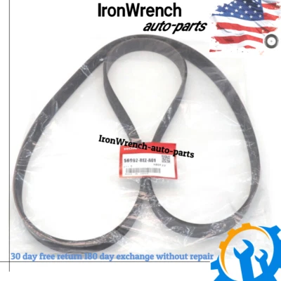 Correia de transmissão Serpentine OEM para 2010-2011 Honda CR-V 2.4L 56992-REZ-A01 - Imagem 1 de 4