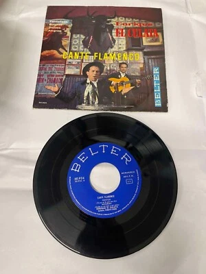 ENRIQUE EL CULATA / Cante Flamenco / BELTER 50.924 Press Spain 1960 EP 7" RECORD Foto 1 de 2
