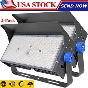 Led Stadium Light Outdoor 300W Waterproof for Sport Fields and Court ETL 2Pack - Picture 1 of 14
