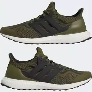adidas UltraBoost 5.0 DNA Military Olive Green Black GZ0442 Men’s Shoe Size 13 - Picture 1 of 9