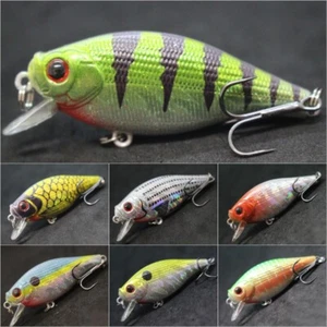 Esche da pesca esca con acqua bassa 2 1/2 pollici per pesca bassi C547 - Foto 1 di 118