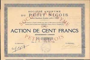 PETIT NICOIS, Journal Républicain Quotidien (NICE) (H) - Picture 1 of 1