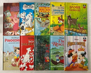 Vintage Lot Of 10 Disney’s Wonderful World of Reading Picture Books 70’s-90’s - Picture 1 of 9