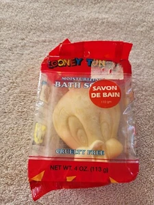 LOONEY TUNES MOISTERIZING TWEETY BATH SOAP 1993 SEALED IN ORIGINAL PACKAGING - Picture 1 of 8