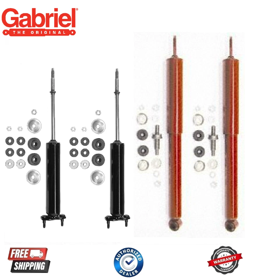 1966-1971 Ford Ranchero Gabriel Gas Shock Absorbers Front and Rear - Image 1 of 1