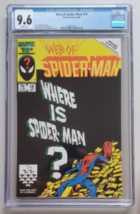 Web of Spider-Man #18 - First App. of Eddie Brock's Hands (Venom) - CGC 9.6 - Picture 1 of 1