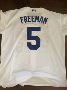 Freddie Freeman Adult White Dodgers Jersey Size Small - Picture 1 of 4