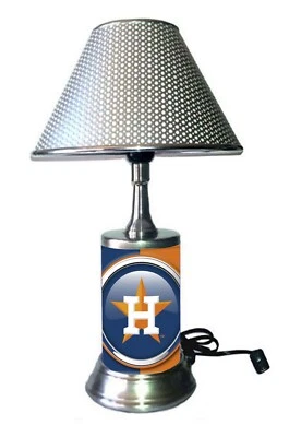 MLB Houston Astros table lamp with shade, desk lamp - Image 1 of 3