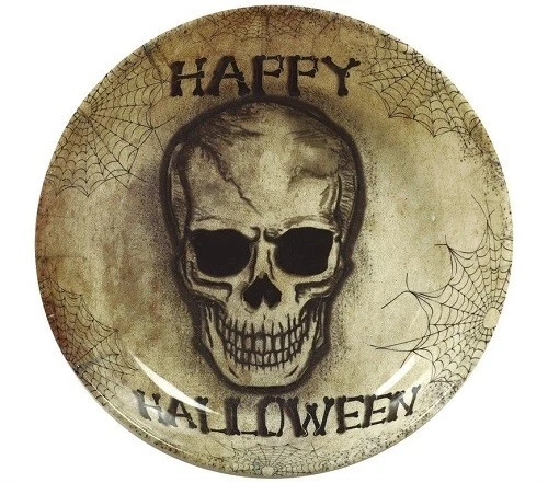 Skull Bowl Skeleton Reusable Plastic Tableware Halloween Party Snack Bowls 31cm - Image 1 of 1