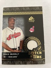 2007 SP Legendary Cuts A stitch in time Indians Jersey Eddie Murray