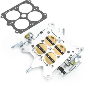 Carburador Performance 650 CFM 4150 bomba doble 1,68 diámetro placa base carburador - Imagen 1 de 16