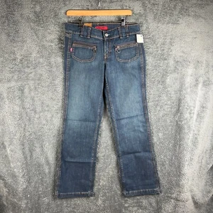Levi's Mary Beth Jeans Red Tab W32 L31 Square Cut Straight Low Rise *BNWT - Picture 1 of 14