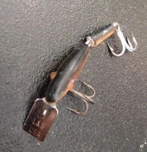 VTG 1950s L&S Bait Co Mirrolure OOM SINKER RUNNER Jointed Minnow Fishing Lure - Picture 1 of 5