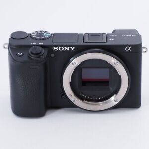 Near Mint Sony Alpha a6400 24.2 MP Digital SLR Camera body From Black JAPAN