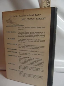 Vintage 1951 Book "CHILDREN OF NOAH, Glimpses of Unknown America" by Ben Burman - Imagen 1 de 11