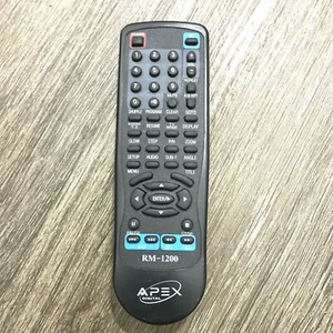 APEX RM-1300 DVD Player Remote for AD1200, HDIH120, HDIH1200 Tested - Picture 1 of 3