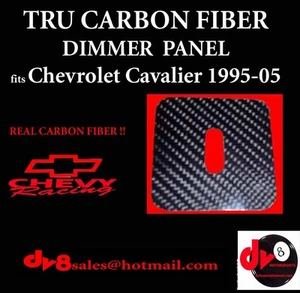 Cavalier REAL CARBON FIBER DIMMER 1995-2005 >>custom ride<< 01 00 99 98 97 96 - Picture 1 of 1
