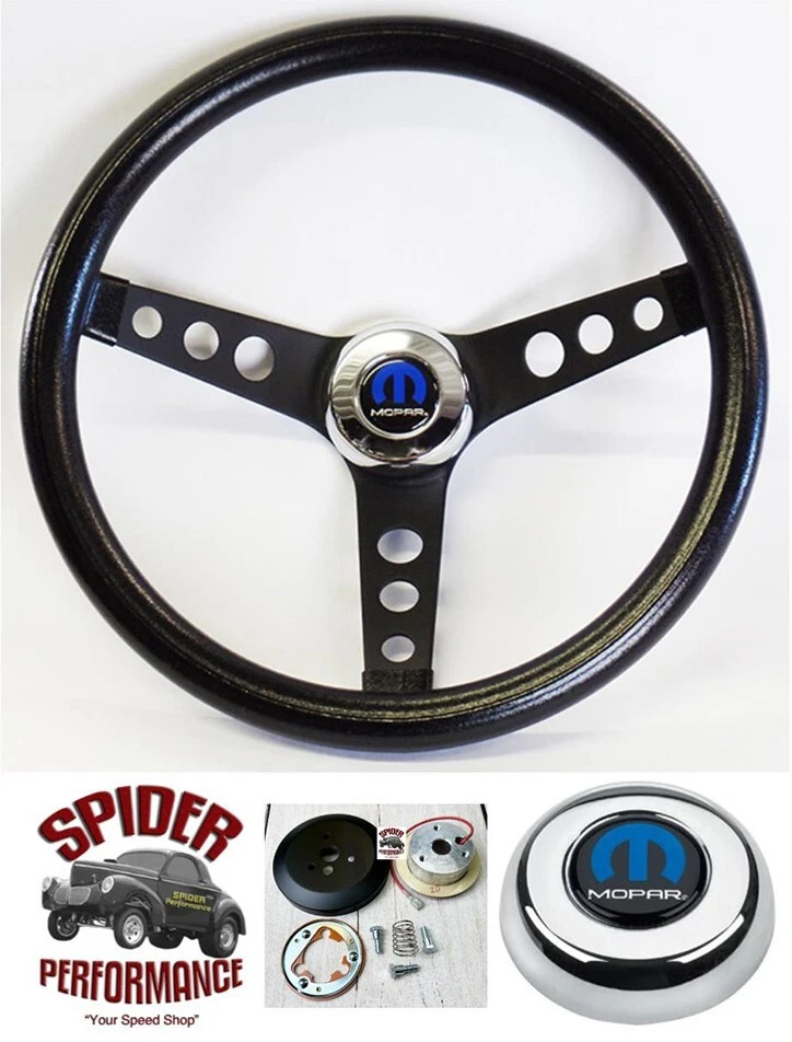 Ramcharger Dodge W 1974-1987 camioneta volante Mopar 13 1/2" clásico negro Foto 1 de 4