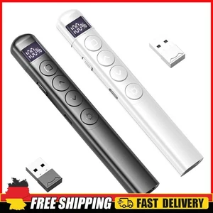 2.4GHz Wireless Presentation Clicker with Hyperlink Red Lasers Page Turning Pen - Bild 1 von 18