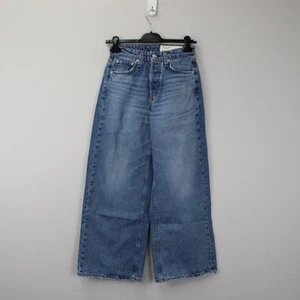 Rag & Bone Women's Light Blue Jeans Maya High-Rise Ankle Wide Leg - Size 25 - Picture 1 of 7