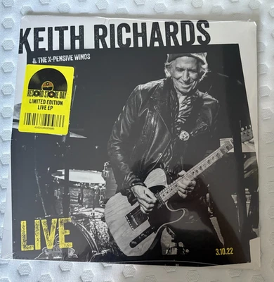 Keith Richards & the X-Pensive Winos Live 3/10/22 2025 RSD 12” LP Vinyl Sealed! - Image 1 of 3