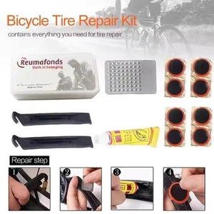 ✿Bike Patch Repair Kit Bicycle Flat Tire Inner Tube V5U6 Bike Repair-Too丨DE - Bild 1 von 8