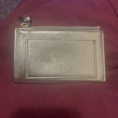 Cartera/moneda Merona plateada para mujer Foto 1 de 4