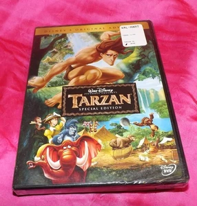 🏰 NEW SEALED WALT DISNEY Presents TARZAN DVD (1999) plus SPECIAL BONUS FEATURES - Bild 1 von 3