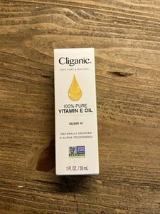 Cliganic 100% Pure Vitamin E Oil For Skin, Hair & Face - 30,000 IU, Cruelty-Free - Picture 1 of 3