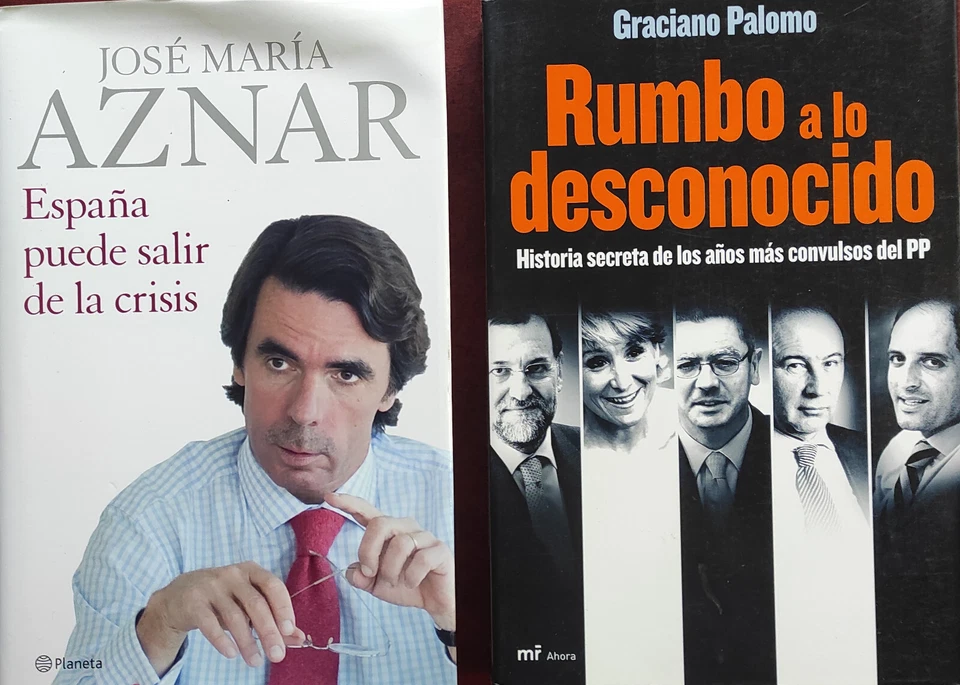 LOTE 2 LIBROS-ESPAÑA PUEDE SALIR DE LA CRISIS+RUMBO A LO DESCONOCIDO-638+384 PAG - Imagen 1 de 2