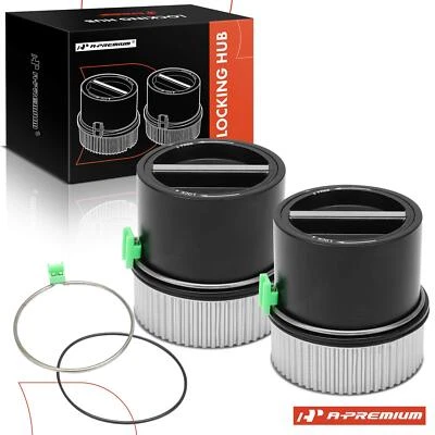 2x Front 4WD Manual Locking Hub for Ford F-250 F350 Super Duty Excursion Lincoln - Image 1 of 4