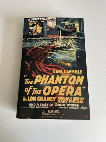 Lon Chaney as Phantom of the Opera 2001 Sideshow Toy 12" Figure Loose In Box Cover