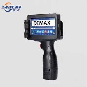 Handheld inkjet printer, touch screen, date logo, laser encoder, label, QR code - Picture 1 of 8