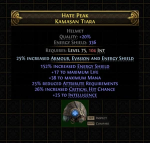 Lightning Spear Helmet Starndard SC Path of Exile 2 PC PS XBOX PoE - Picture 1 of 1