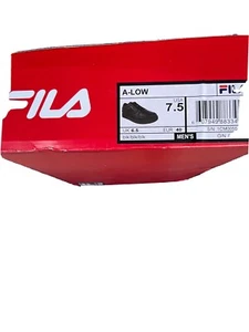 New! Mens FILA A Low Basketball Shoes Sneakers - 7.5 Black - Bild 1 von 3