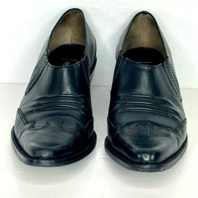 Botín Matisse Vintage Western Shootie Negro Sin Cordones Vaquera Boho Talla 7.5 Foto 1 de 4