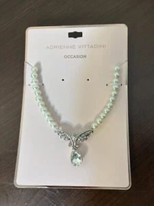 Adrienne Vittadini Pearl Butterfly Pendant Necklace - Picture 1 of 2