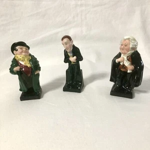 3 Royal Doulton 4" Figurines – Buzfuz, Tony Weller, Uriah Heep – England – Read - Picture 1 of 9