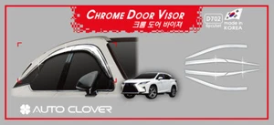 Chrome Tinted Weather shields 6pcs for 2015 - 2018 Lexus RX 200T 350 450H - Picture 1 of 12